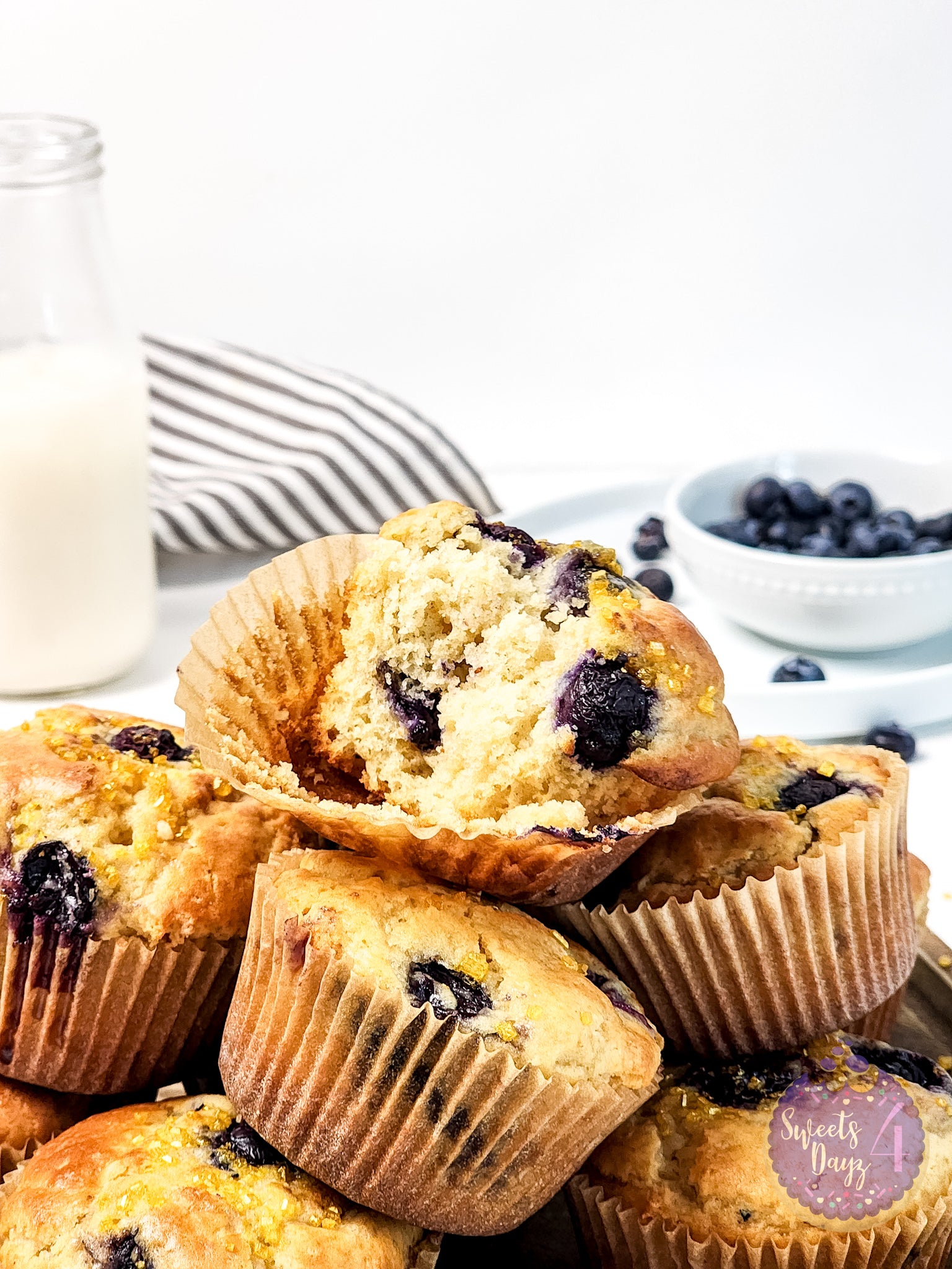 Protein Blueberry Muffins on Rhombus