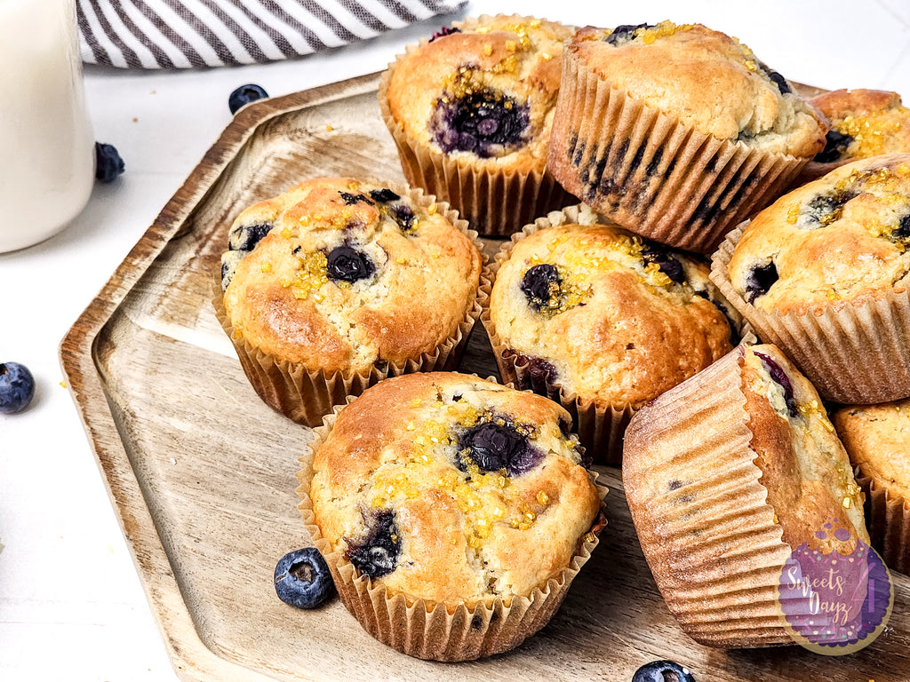 Protein Blueberry Muffins on Rhombus