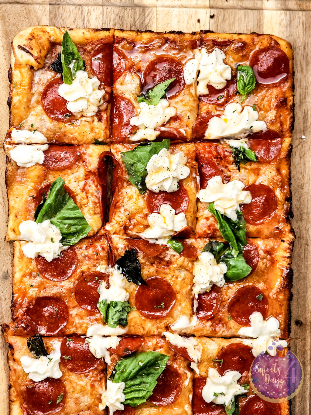 Honey Hot Pepperoni Pizza on White
