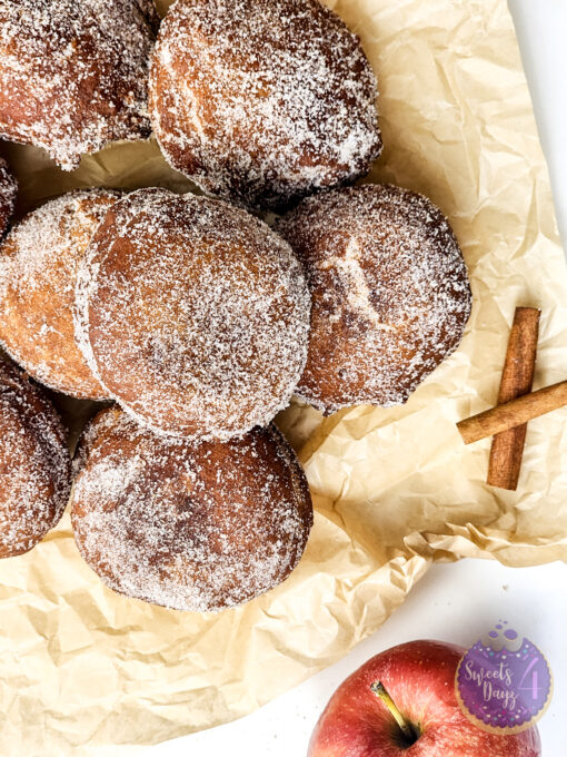 Apple Pie Doughnuts on Gold Marble - Image 7