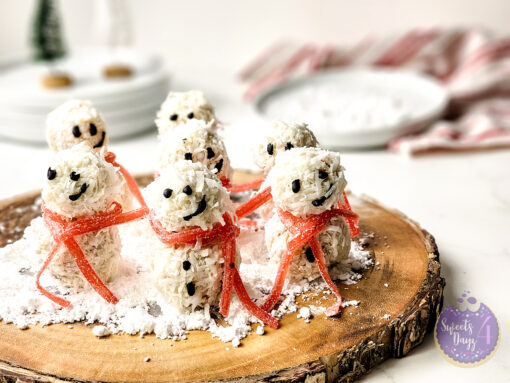 Snowman Truffles on Marble - Image 2