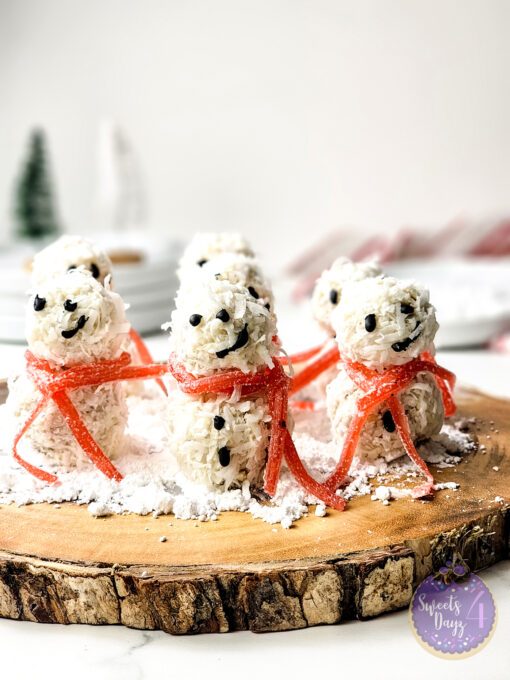 Snowman Truffles on Marble - Image 3