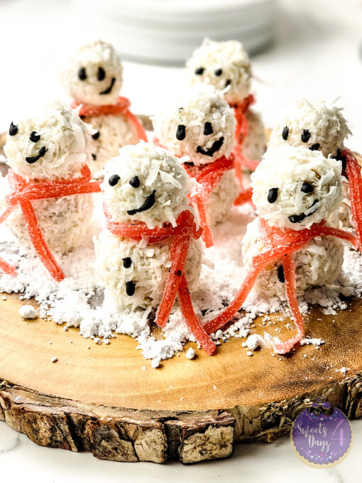 Snowman Truffles on Marble - Image 4