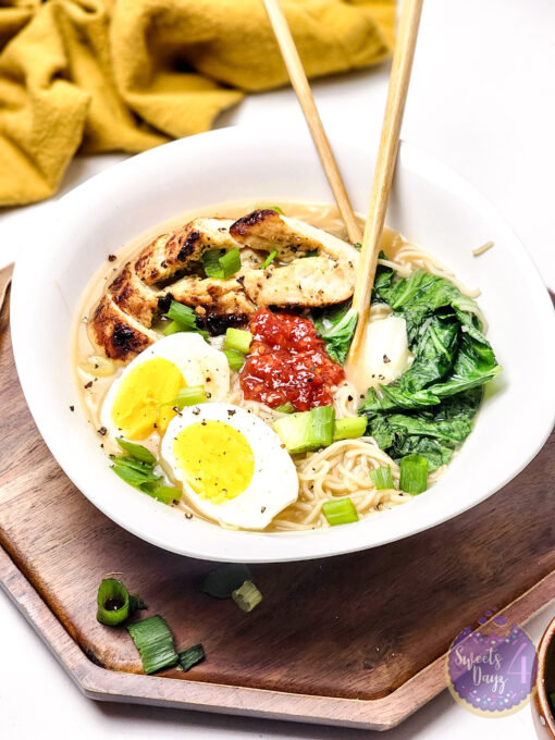 Homemade Ramen on White - Image 3