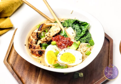 Homemade Ramen on White - Image 4