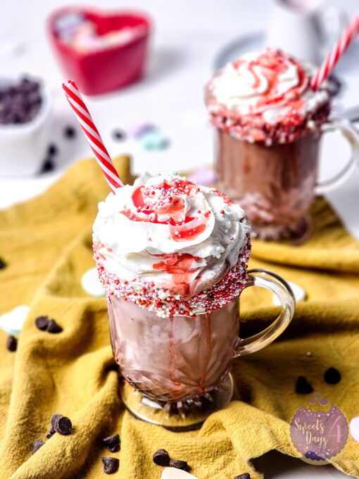 Strawberry Chocolate Milkshake on Rhombus - Image 2