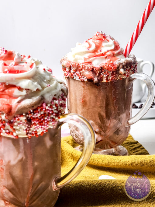 Strawberry Chocolate Milkshake on Rhombus - Image 4