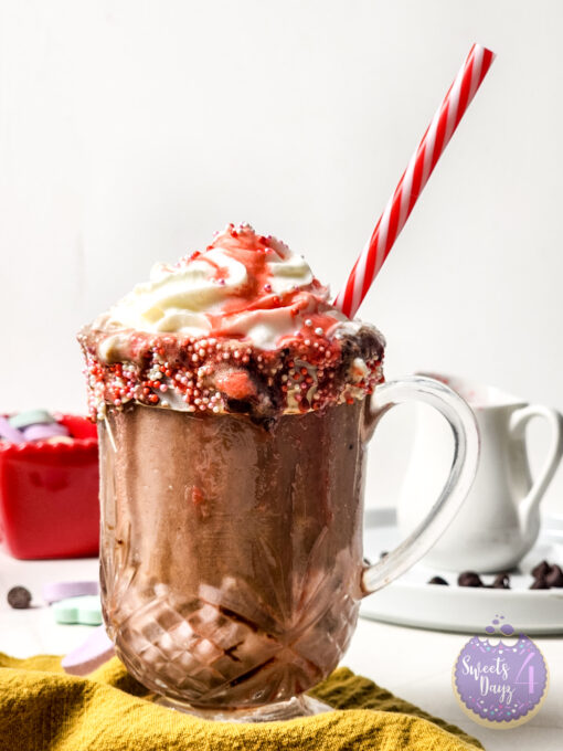 Strawberry Chocolate Milkshake on Rhombus - Image 6