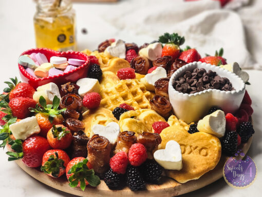 Valentine's Breakfast Charcuterie on Marble - Image 9