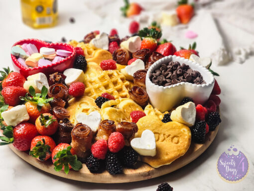 Valentine's Breakfast Charcuterie on Marble - Image 5