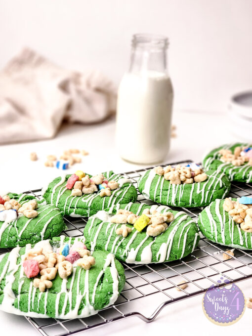 Lucky Charm St. Patty's Cookies on White - Image 3