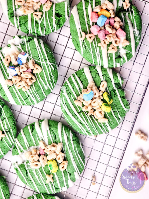 Lucky Charm St. Patty's Cookies on White - Image 5