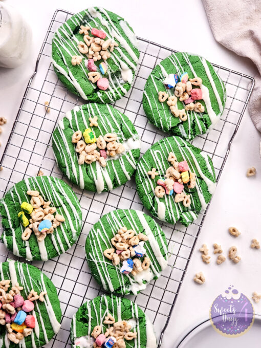 Lucky Charm St. Patty's Cookies on White - Image 8