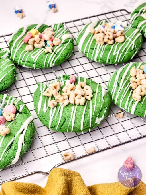 Lucky Charm St. Patty's Cookies on Marble - Image 3