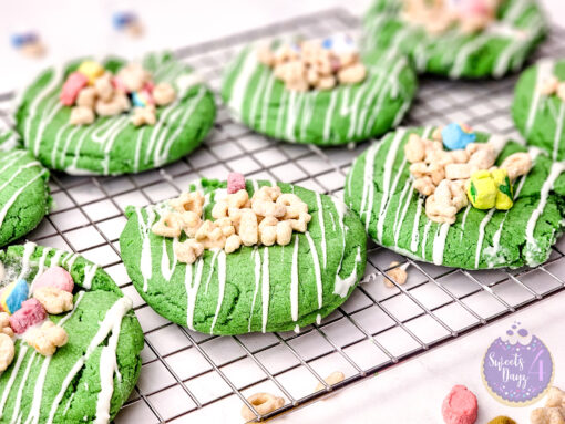 Lucky Charm St. Patty's Cookies on Marble - Image 4