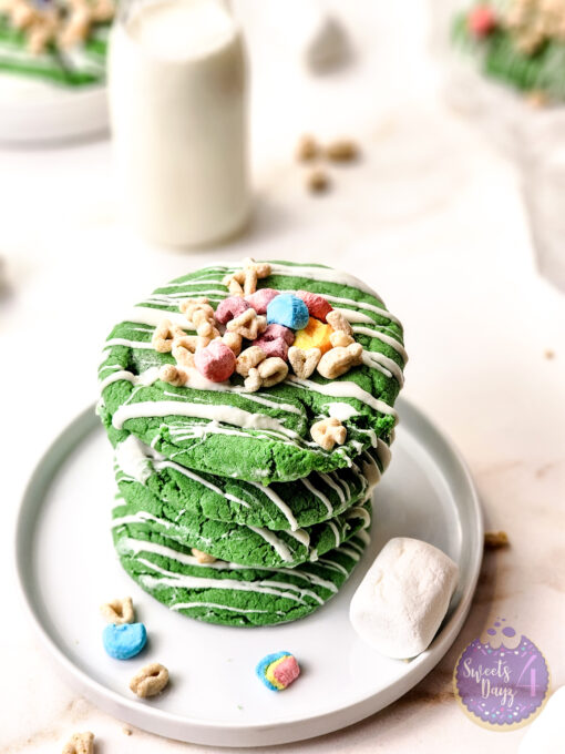 Lucky Charm St. Patty's Cookies on Gold Marble - Image 8