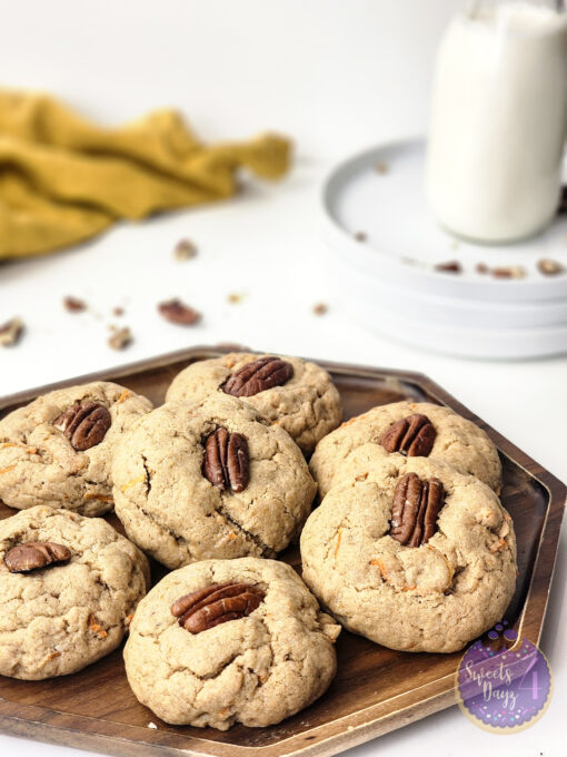 Stuffed Carrot Cake Cookies on White - Image 3