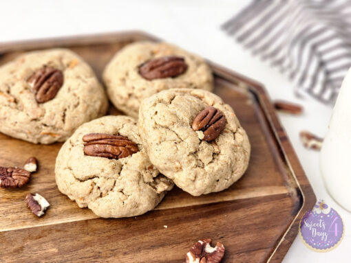 Stuffed Carrot Cake Cookies on Rhombus - Image 4