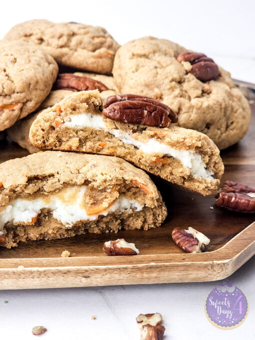 Stuffed Carrot Cake Cookies on Rhombus - Image 7