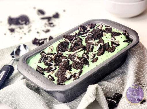 Mint Oreo Ice Cream on White - Image 2