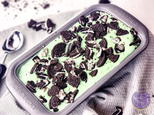 Mint Oreo Ice Cream on White - Image 4