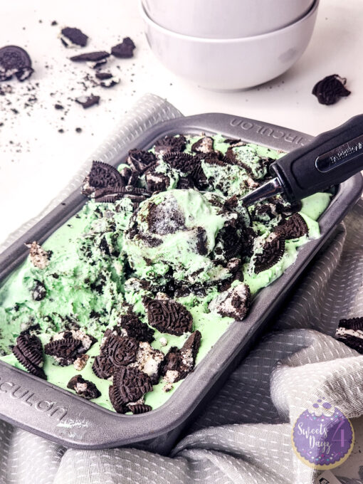 Mint Oreo Ice Cream on White - Image 7