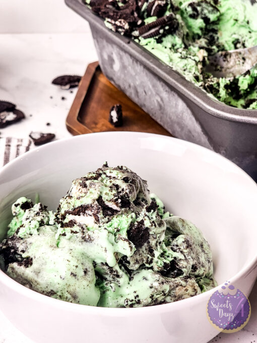 Mint Oreo Ice Cream on Marble - Image 7